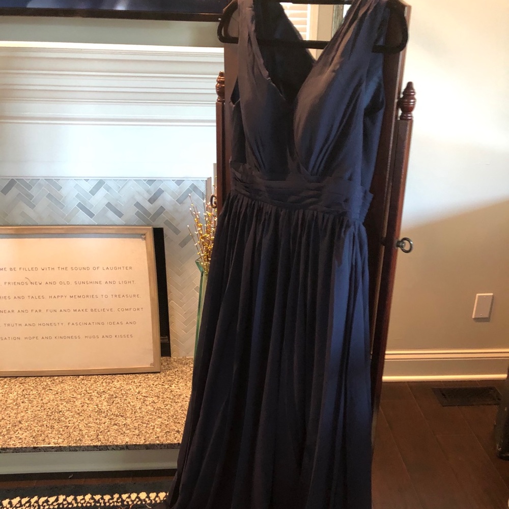 Navy bridesmaid dress. Never worn